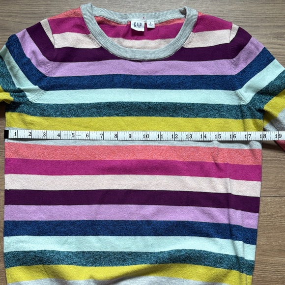 GAP Multicolor Striped Crew Neck Sweater - Picture 4 of 6